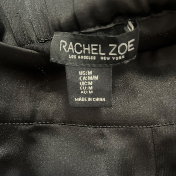 Rachel Zoe Satiny Elegant Chic Evening Dress Event Pants - Picture 5 of 5